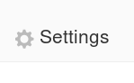 Settings button